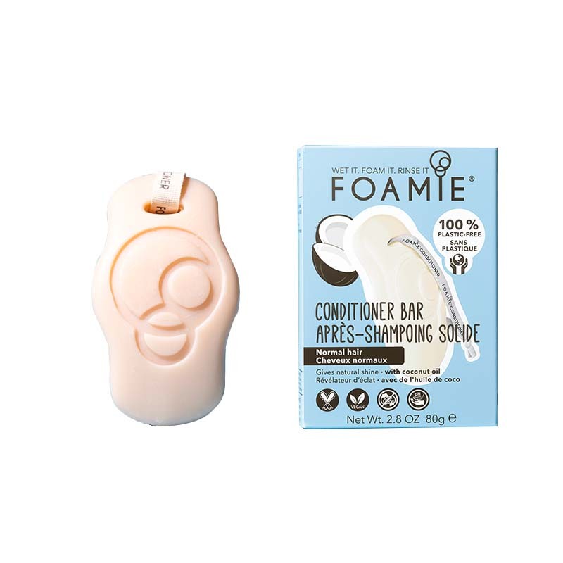 FOAMIE® - FOAMIE APRES SHAMPOING SOLIDE 80G - CHEVEUX NORMAUX / COCO