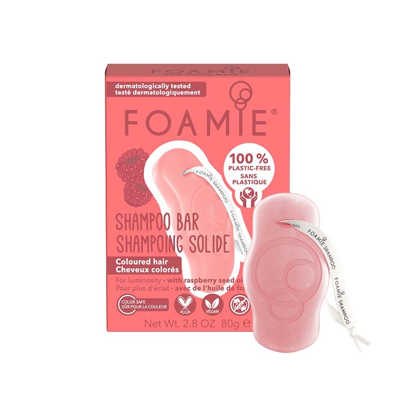 FOAMIE® - FOAMIE SHAMPOOING SOLIDE 80G - CHEVEUX COLORES / FRAMBOISE