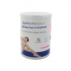 BEAUTYDESIGN - CIRE JETABLE SANS COLOPHANE ROSE PAILLETEE POT 800ML