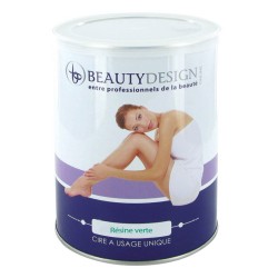 BEAUTYDESIGN - CIRE JETABLE POT VERTE 800G