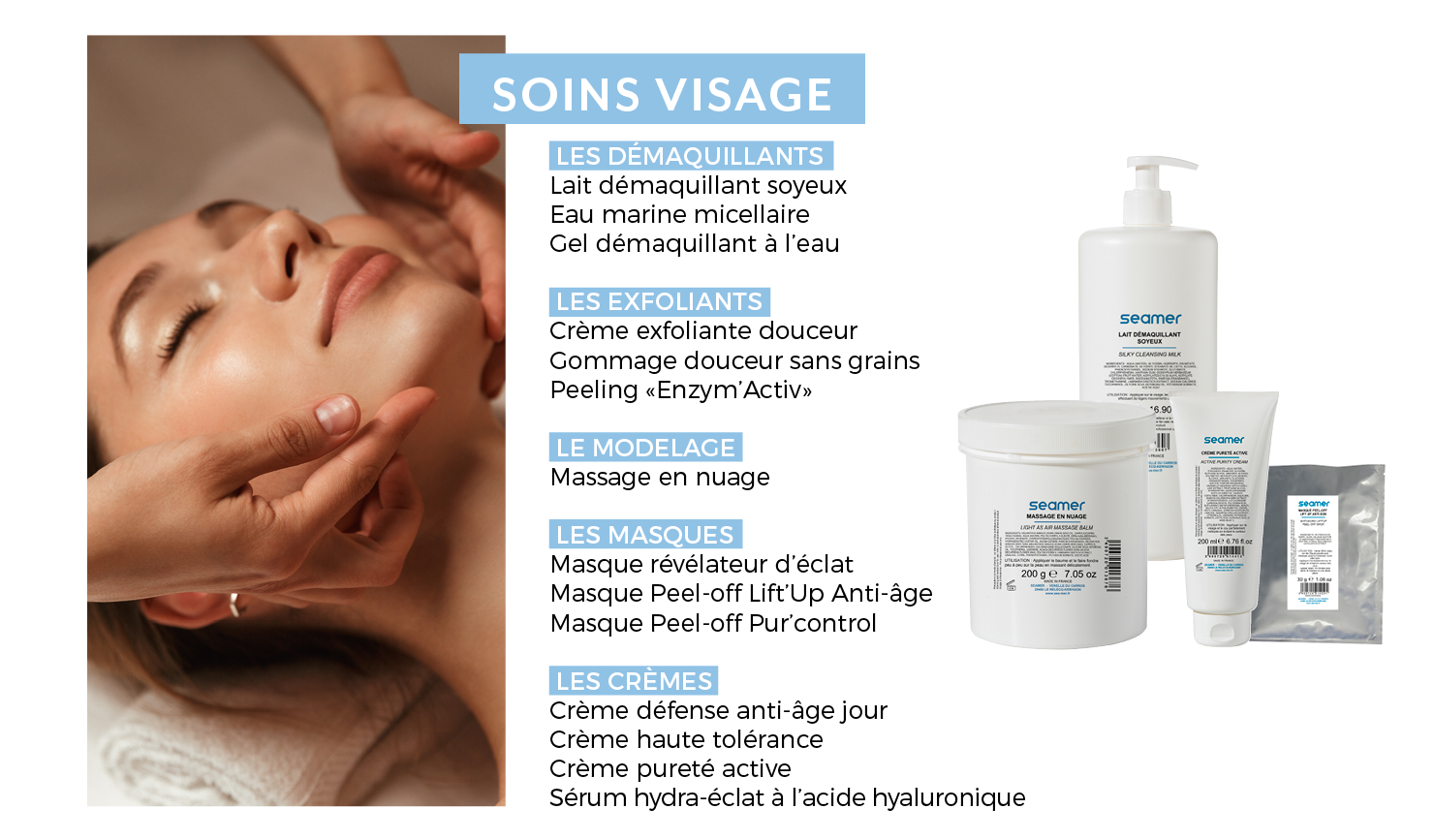 Soins visage